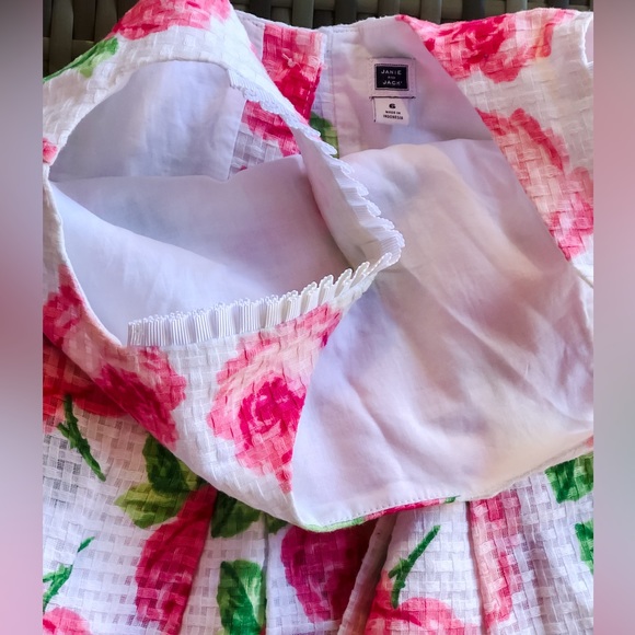 Janie and Jack Pink Roses Dress - Picture 2 of 2